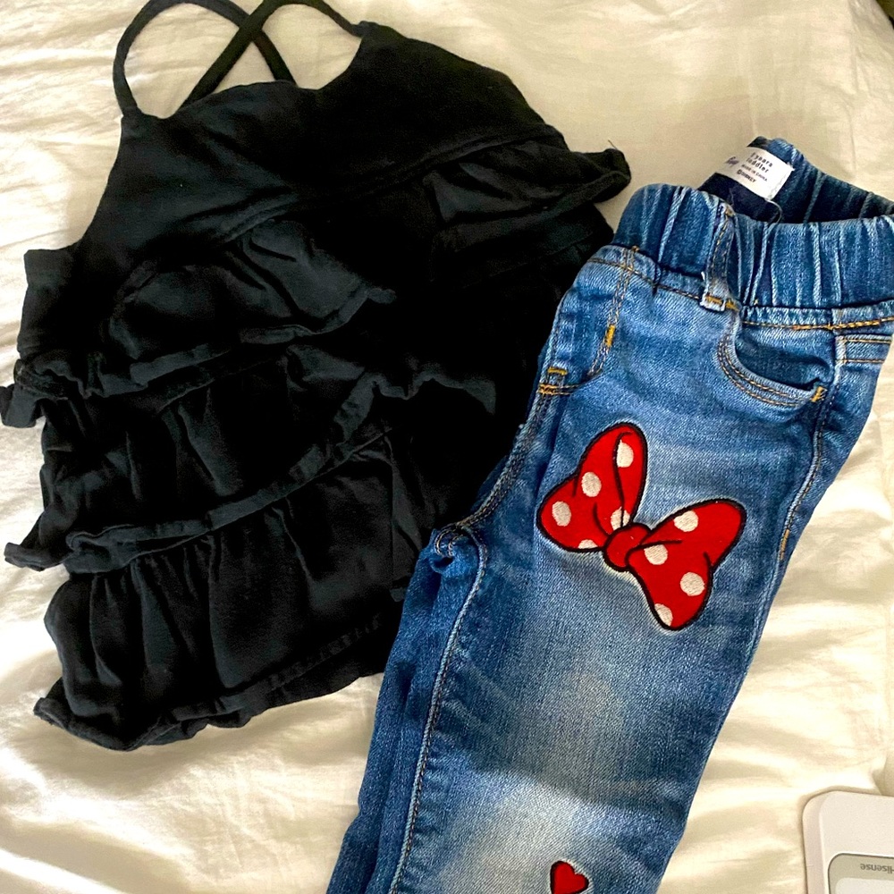BabyGap Disney Minnie Mouse denim